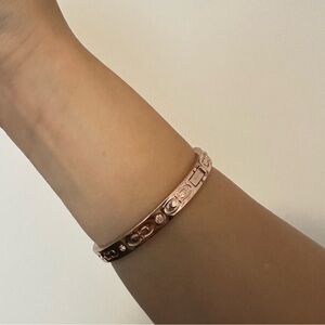 Rose Gold Coach Bangle